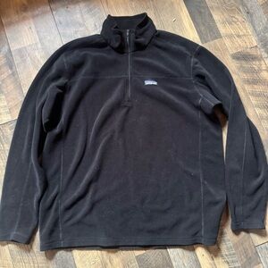 Patagonia Black Men's Half-Zip Fleece Pullover